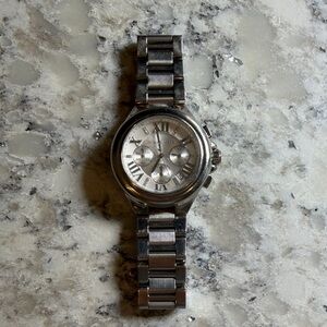 MICHAEL KORS Camille Chronograph Women’s Watch - Needs battery.